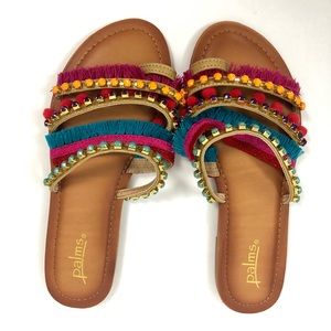 Multi color sandals